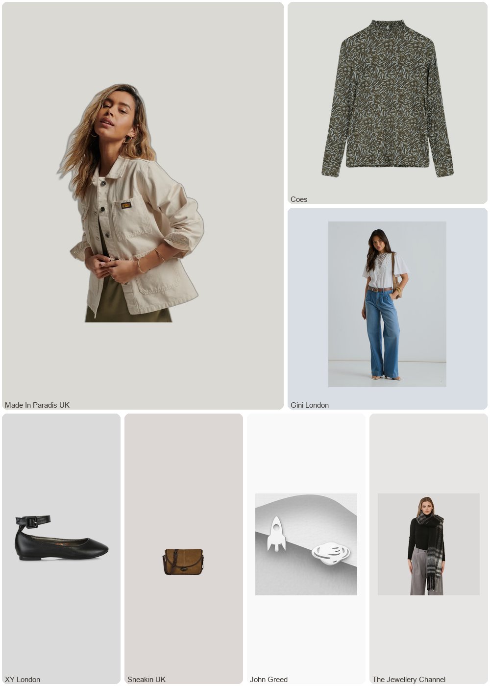 The complete outfit featuring Gini London Blue Pleat Wide Leg Jean