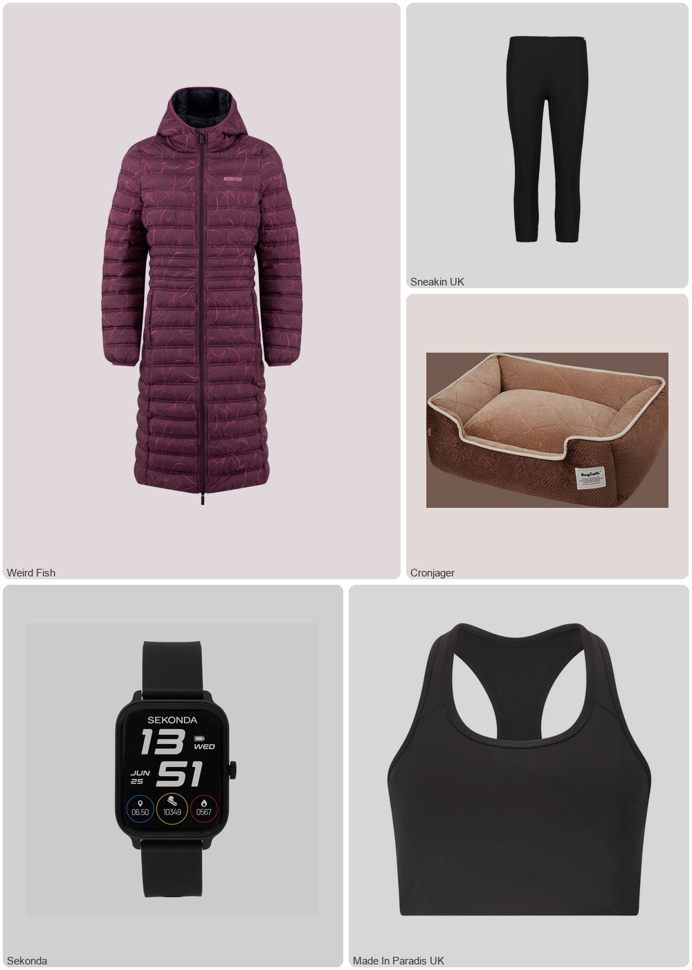 The complete outfit featuring Raisin Weird Fish Iryssa Lightweight Padded Mid-Line Hooded Jacket Raisin Size 10