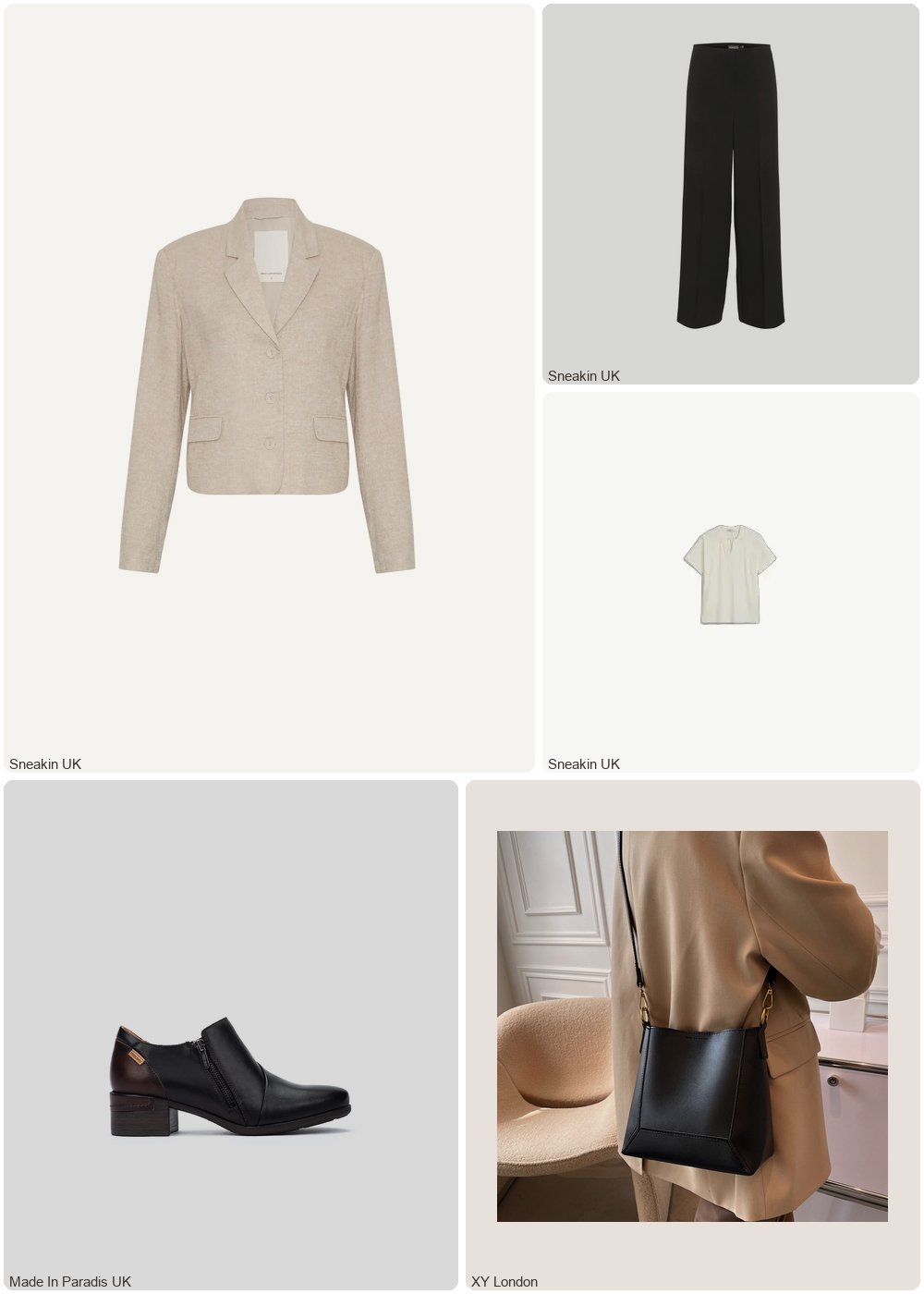 The complete outfit featuring moss copenhagen Women's blazer Moss Copenhagen Pennie Ginia