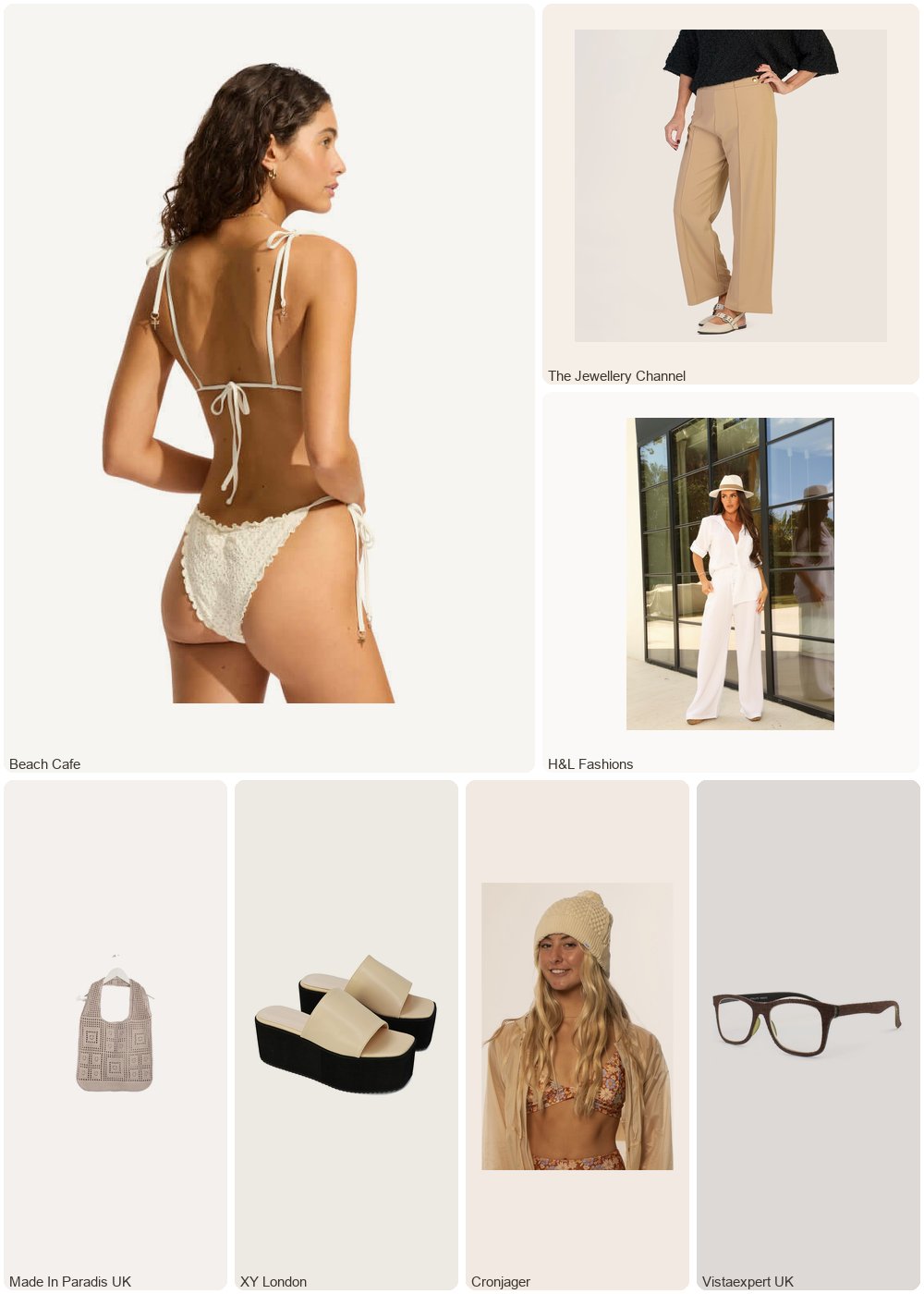The complete outfit featuring Seafolly Daydreamer Tie Side Bottom Vanilla