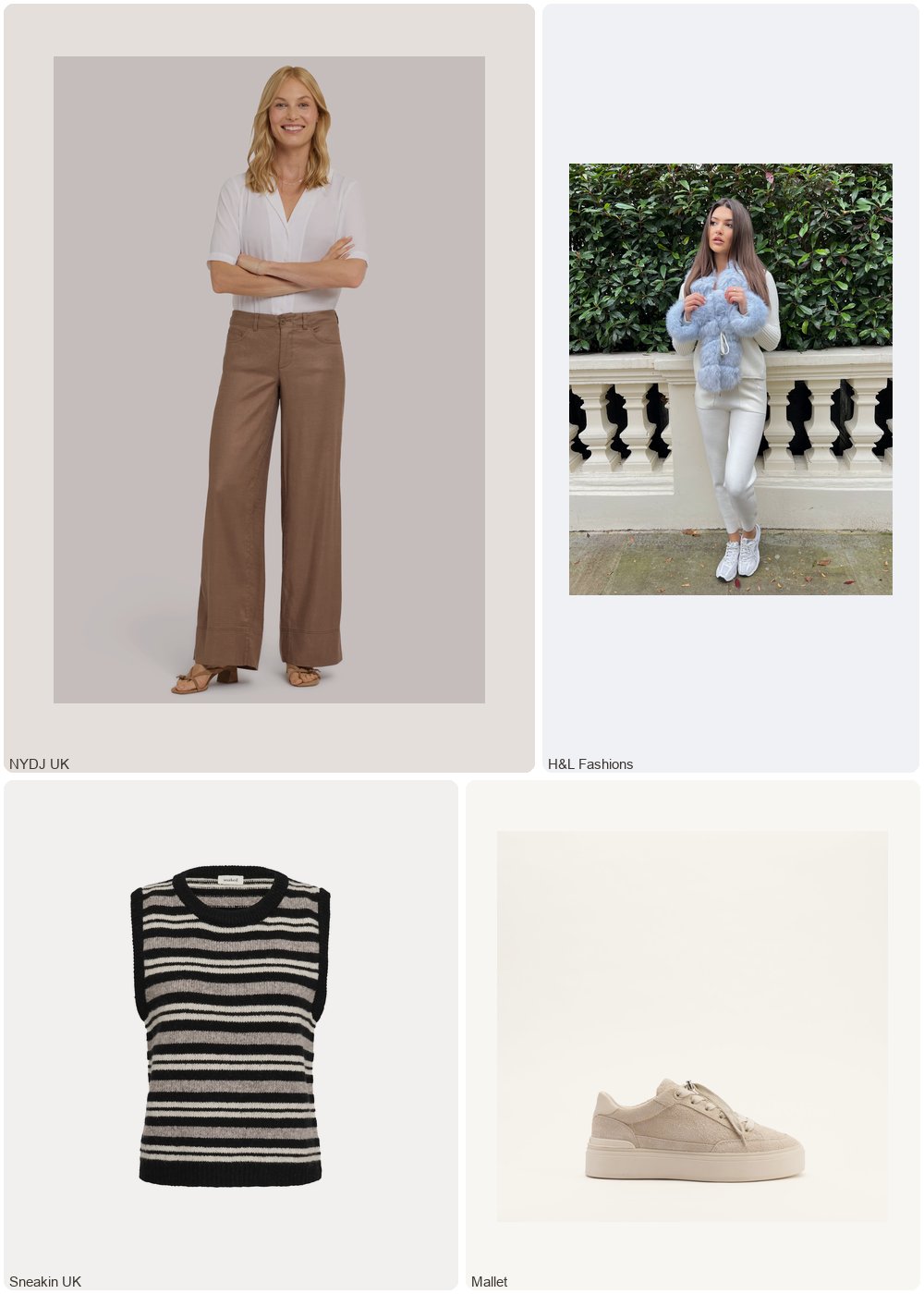The complete outfit featuring Nydj 5 Pocket Wide Leg Trouser In Stretch Linen With Super High Rise | Toasted Coconut
