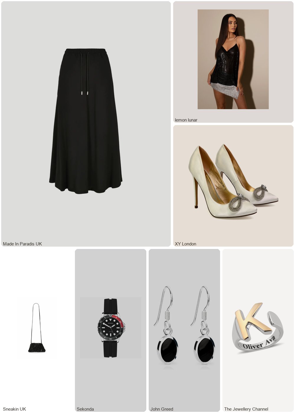 The complete outfit featuring TJC Ring in Yellow Tone