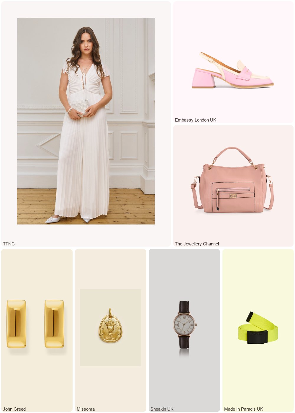 The complete outfit featuring TFNC London TFNC Lorni Cream Jumpsuit
