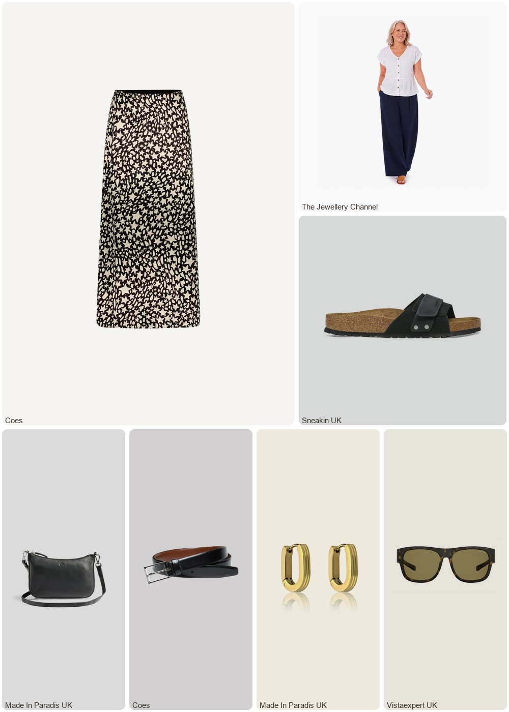 The complete outfit featuring Polaroid Polaroid PLD 9010/S N9P/SP Unisex Sunglasses Plastic Havana Squared Polarized
