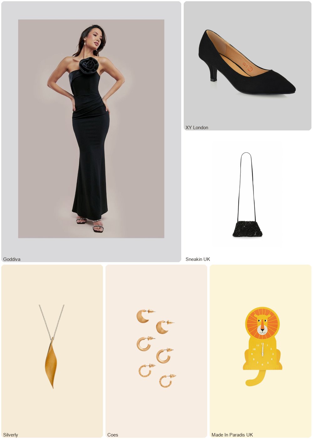 The complete outfit featuring Rex London Wall clock Rex London