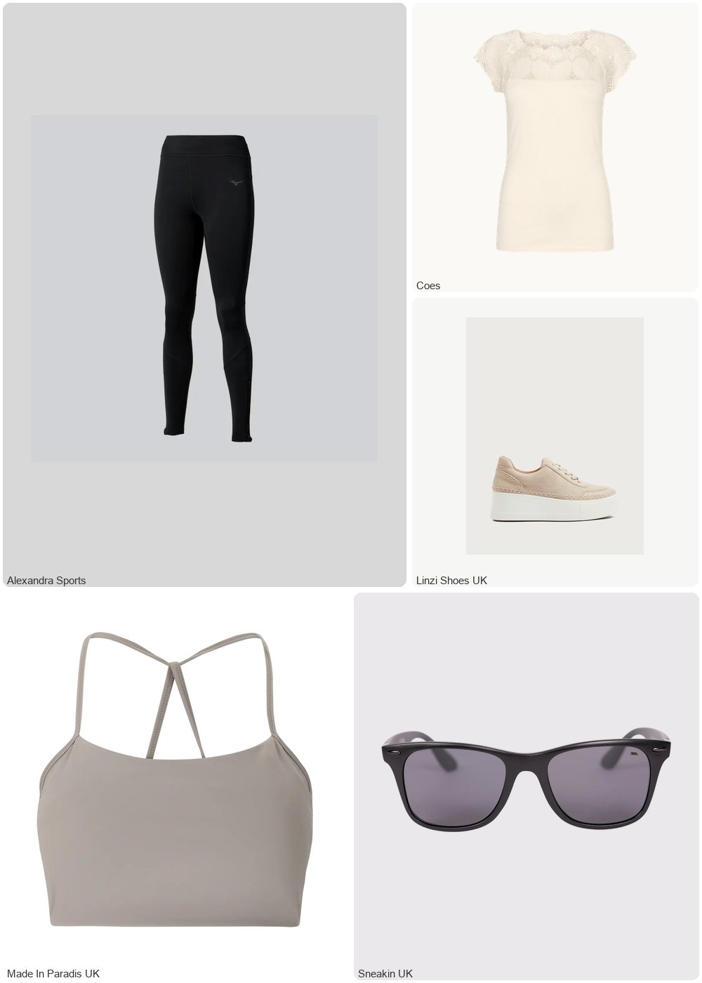 The complete outfit featuring Athlecia Sports bra Athlecia Seray