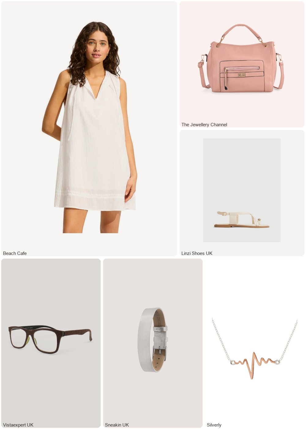 The complete outfit featuring Silverly Rose Gold Plated Sterling Silver Heartbeat Necklace Romantic Jewelry
