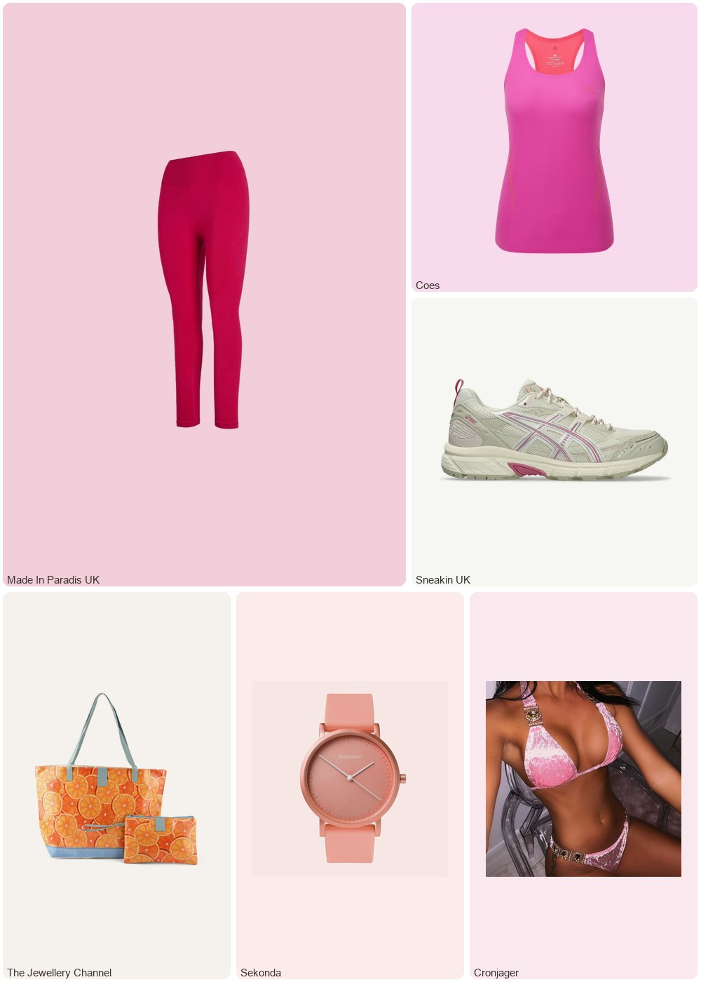 The complete outfit featuring Sekonda Sekonda Sekonda Palette Ladies Watch | Coral Case & Silicone Strap with Coral Dial | 40394