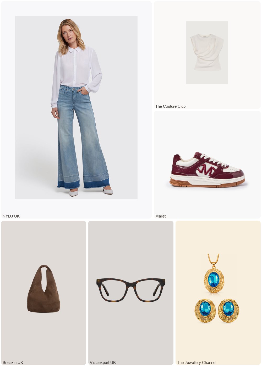 The complete outfit featuring TCC ASYMMETRIC GATHERED T-SHIRT - OFF WHITE