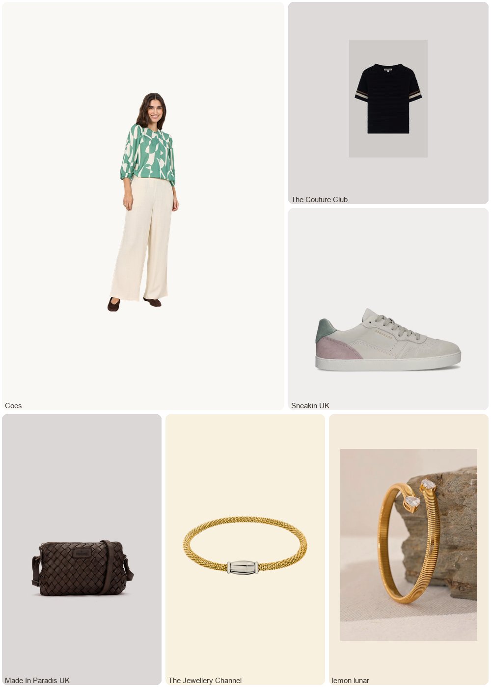 The complete outfit featuring 1 VIDA 18k Gold Plated Cubic Zirconia Bracelet