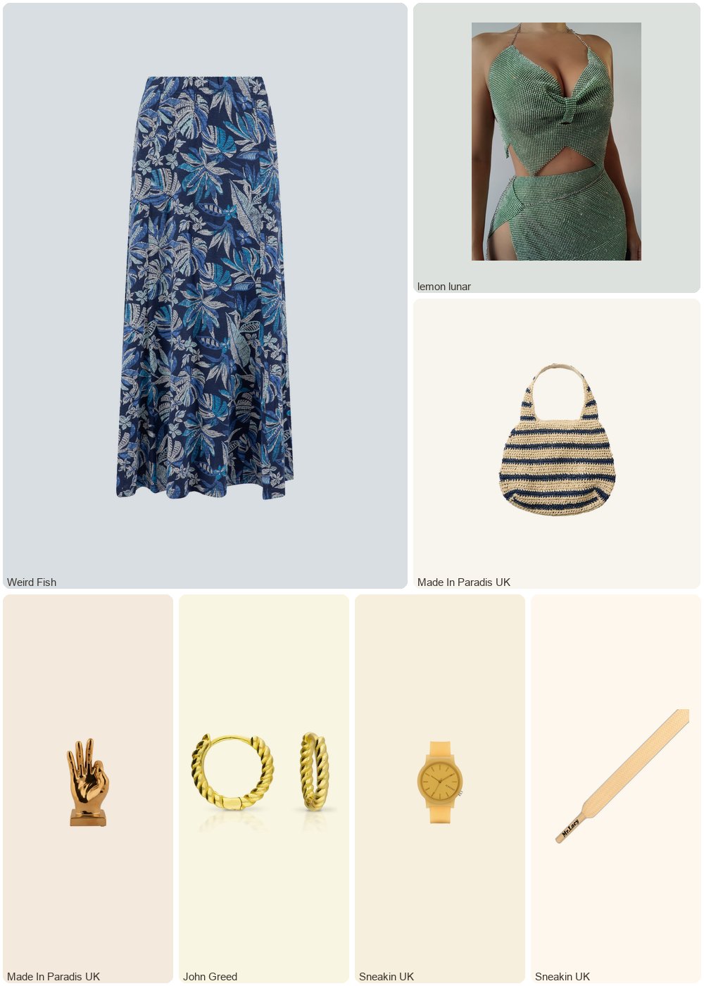 The complete outfit featuring Present Time Statuette Present Time Perfecto