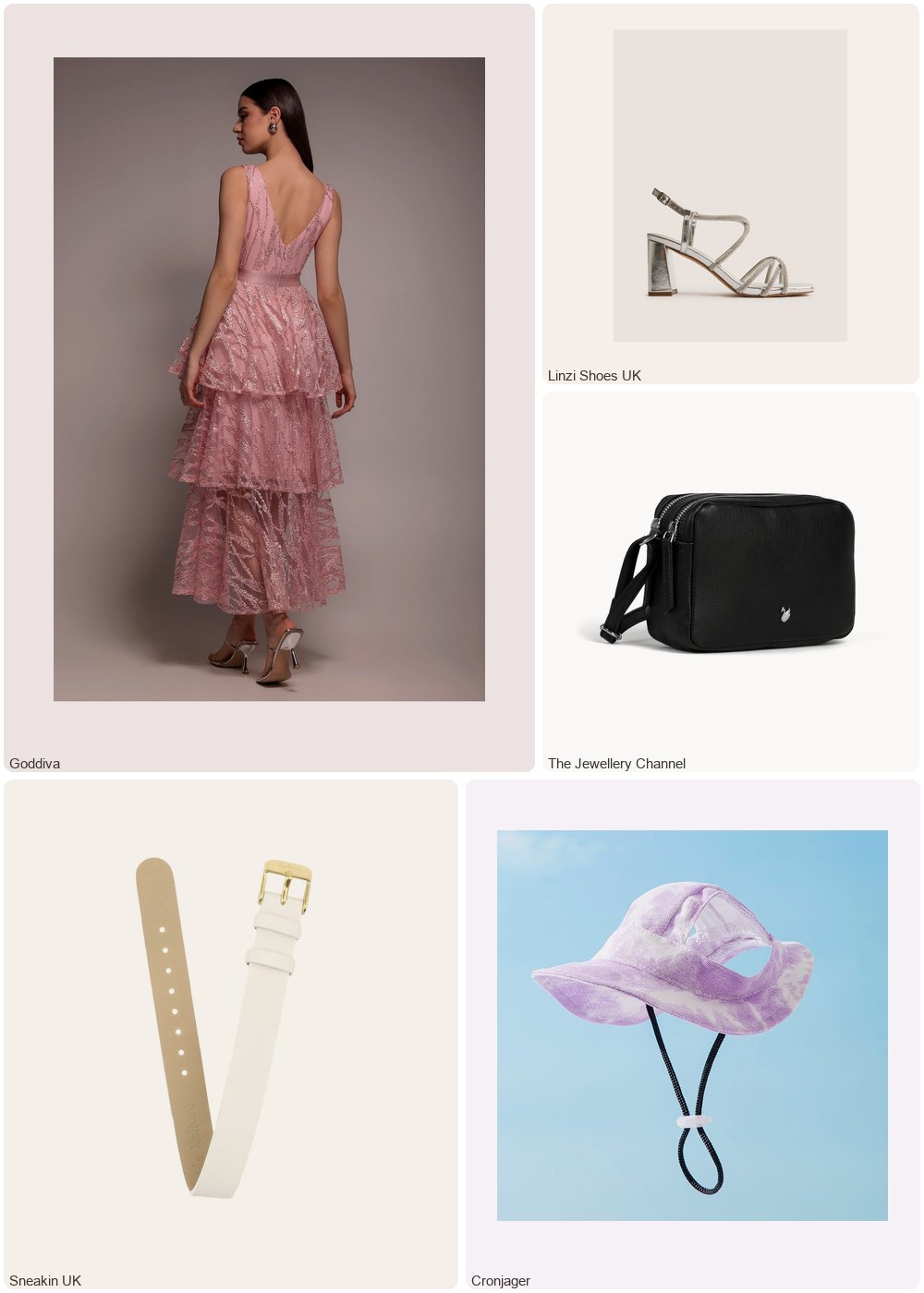 The complete outfit featuring Linzi Linzi Shoes - Leyla Silver Diamante Heeled Sandals- 6