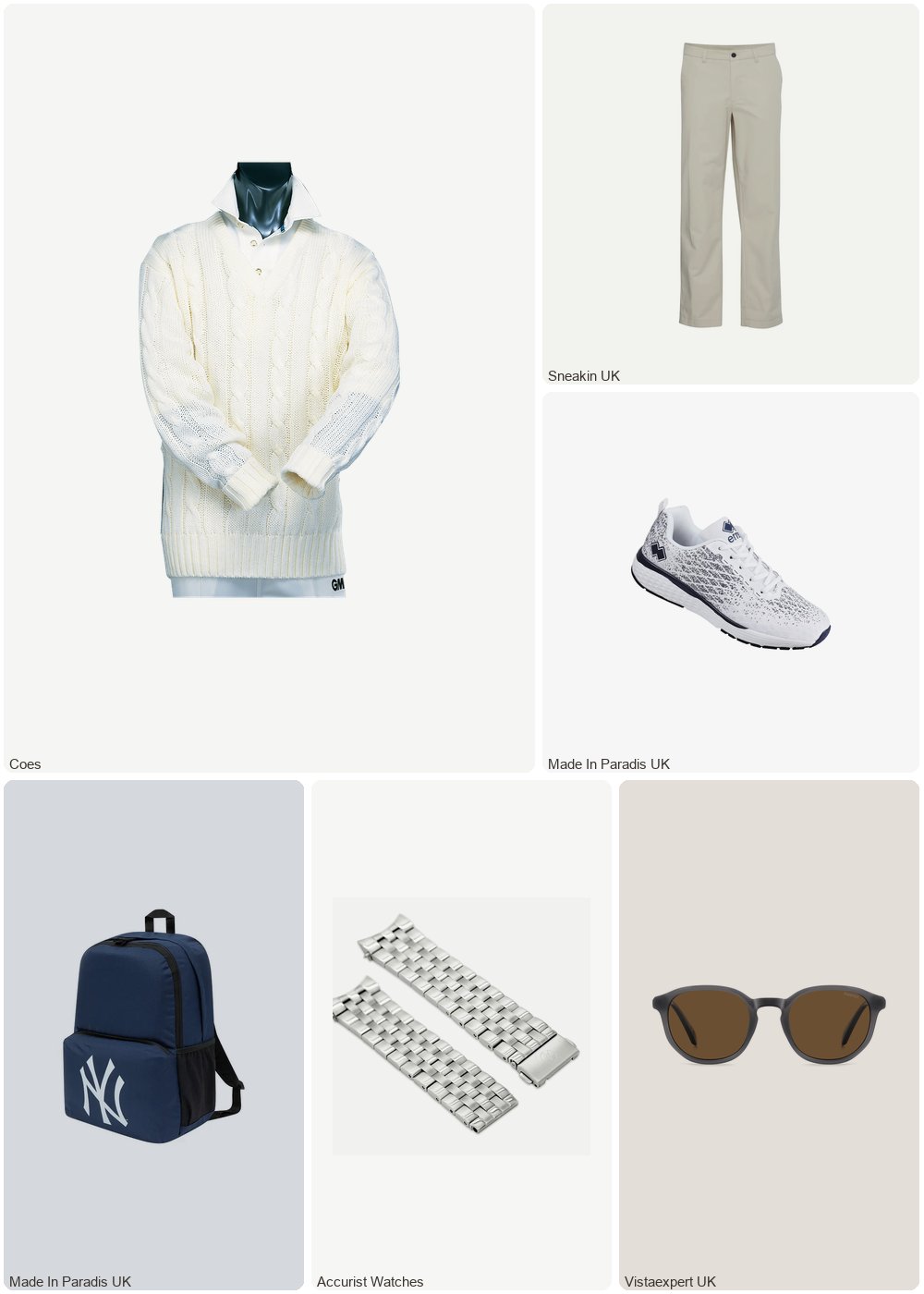 The complete outfit featuring Solid Chino Trousers Solid Alann Cai