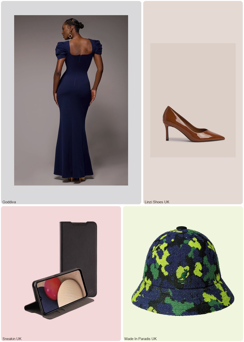 The complete outfit featuring Goddiva Goddiva Plunging Neck Pleated Sleeves Scuba Maxi Dress - Navy Blue