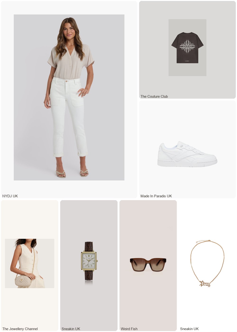 The complete outfit featuring Nydj Margot Girlfriend Jeans | Vintage White