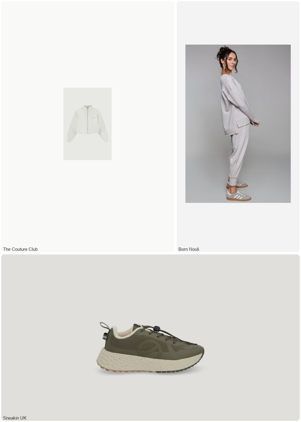 The complete outfit featuring TCC FUNNEL NECK BALLOON HEM ZIP THROUGH - OFF WHITE
