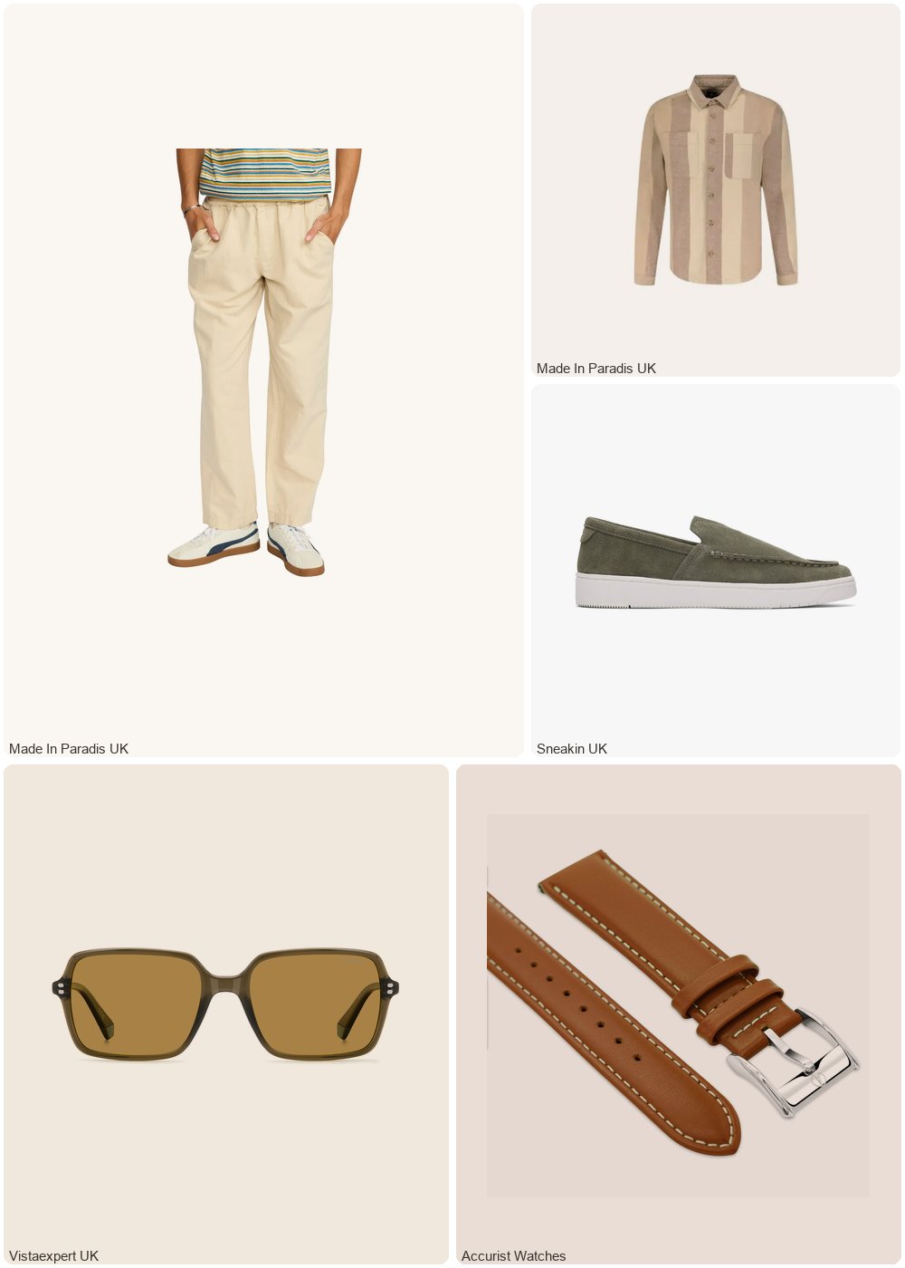 The complete outfit featuring Revolution Linen Trousers Revolution