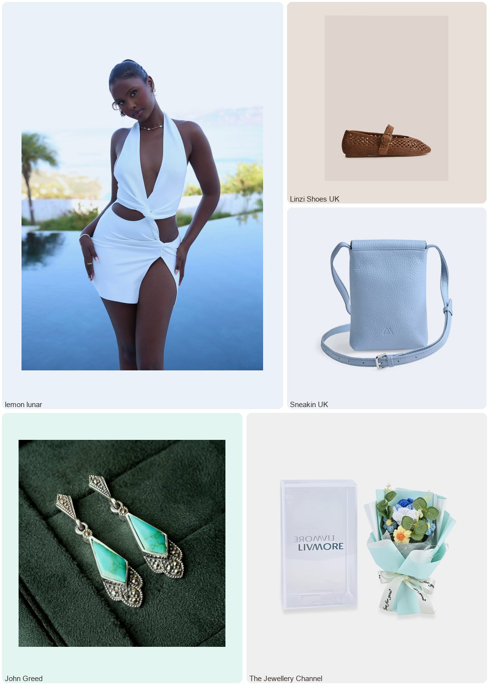 The complete outfit featuring THE TWIST BANDAGE DRESS
