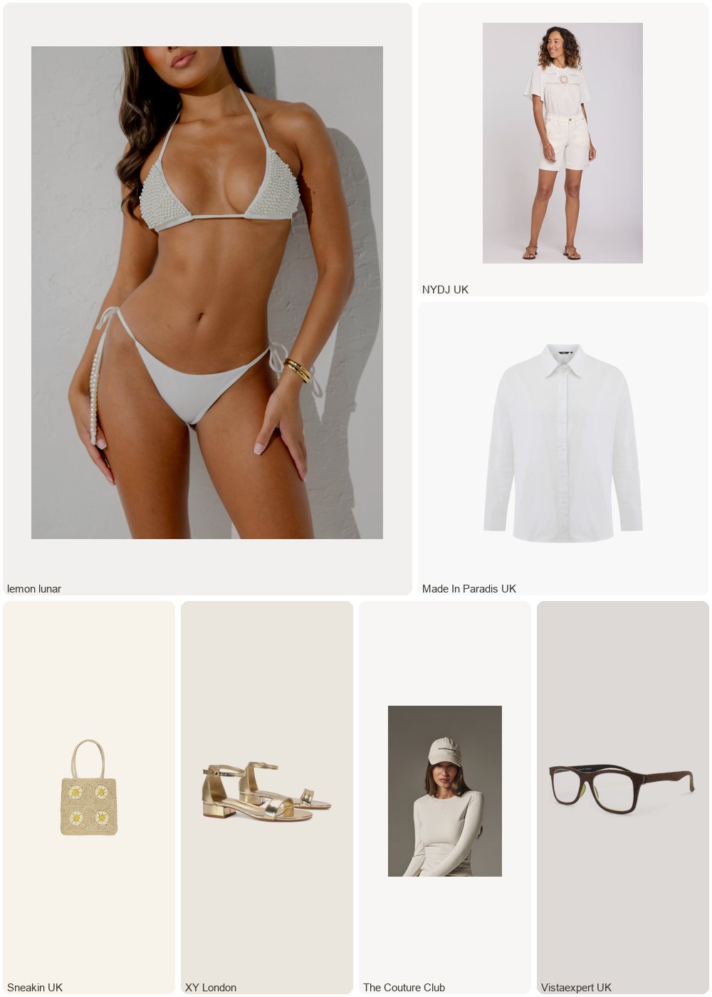 The complete outfit featuring THE CESCA BIKINI