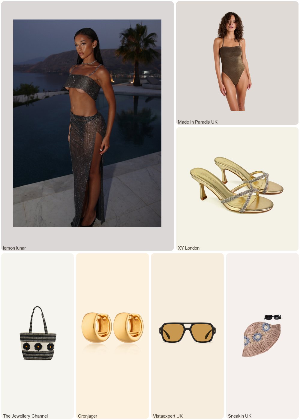 The complete outfit featuring banana moon Women's 1-piece swimsuit Banana Moon Juliet Lightglitter