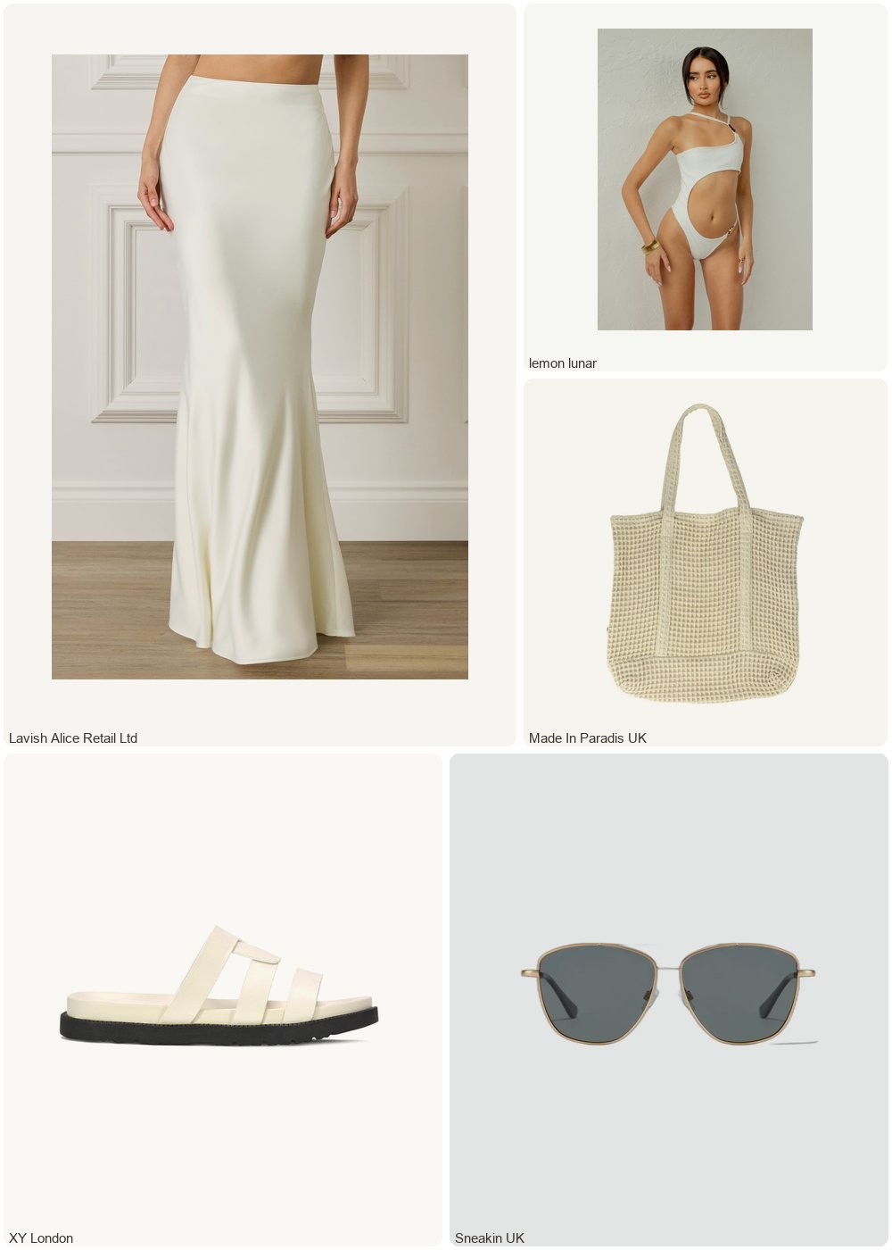 The complete outfit featuring THE LACE SWIMSUIT