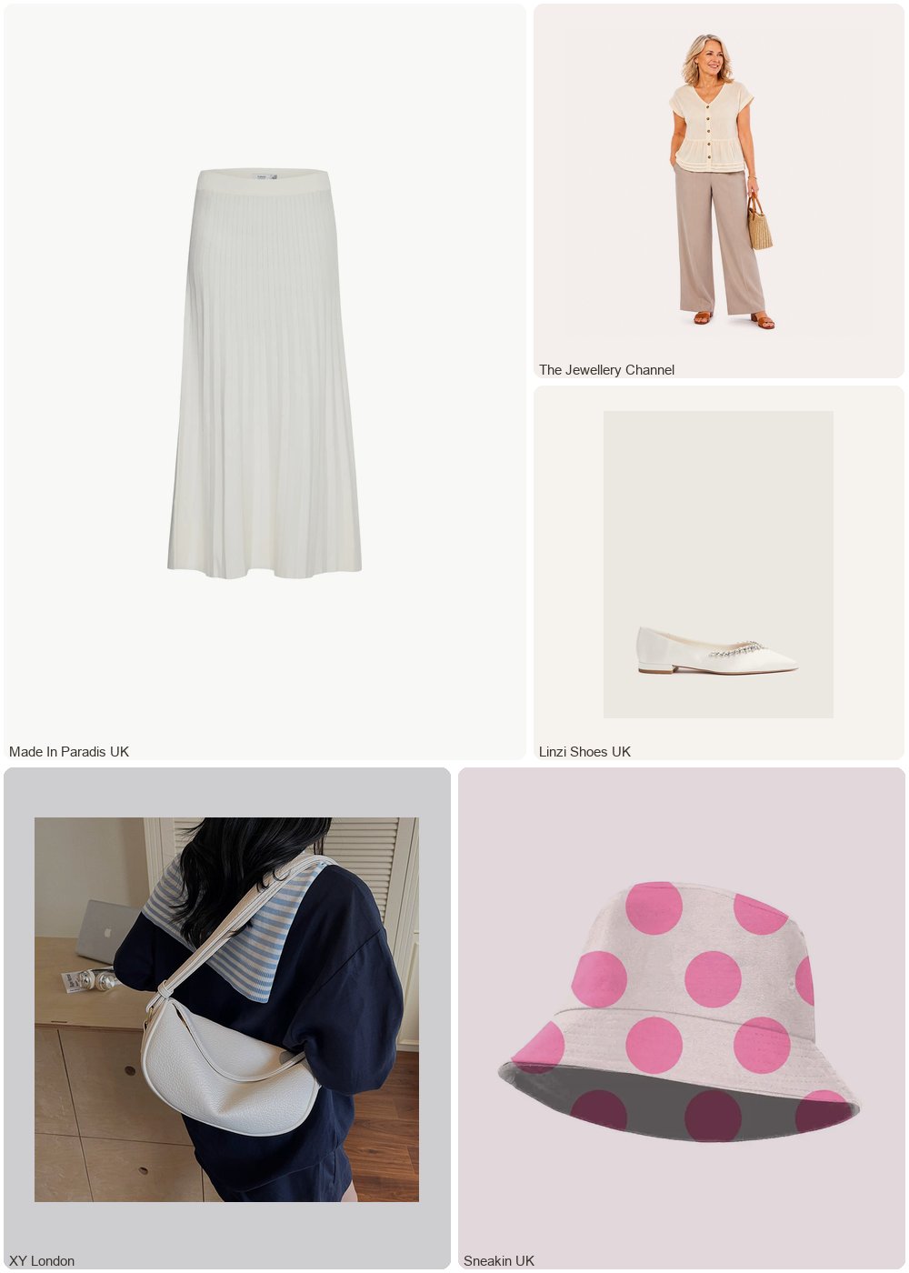 The complete outfit featuring TJC Charlotte West Button Front Peplum Top (Size 14) - Cream