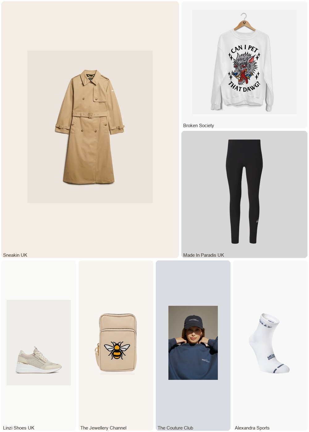 The complete outfit featuring TJC Bumble Bee Phone Crossbody Bag With Adjustable Strap - Beige