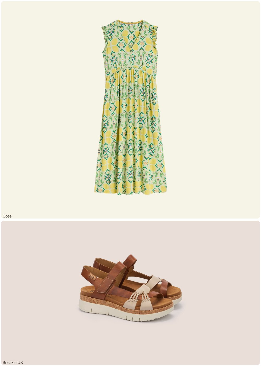 The complete outfit featuring White Stuff White Stuff Lorna Jersey Maxi Dress