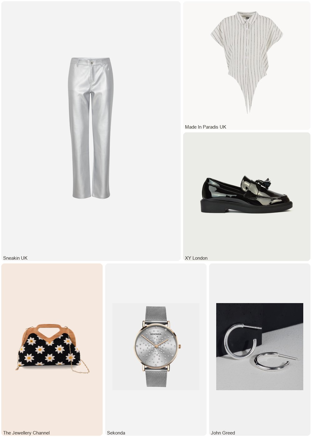 The complete outfit featuring Urban Classics Women's striped blouse Urban Classics Structured