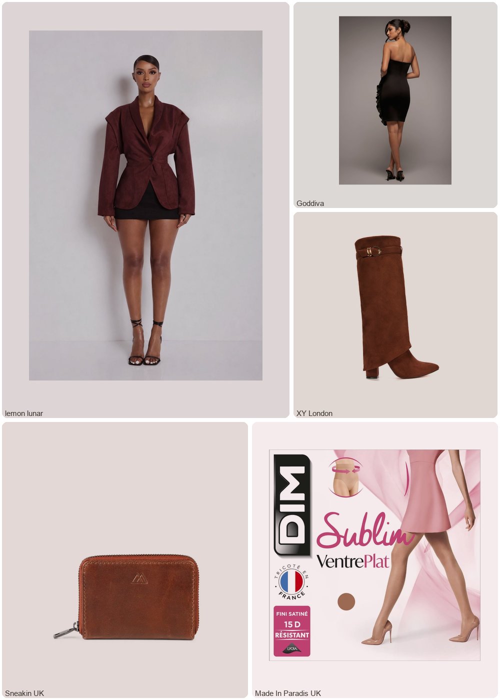 The complete outfit featuring Dim Women's tights DIM Sublim Ventre Plat 15D
