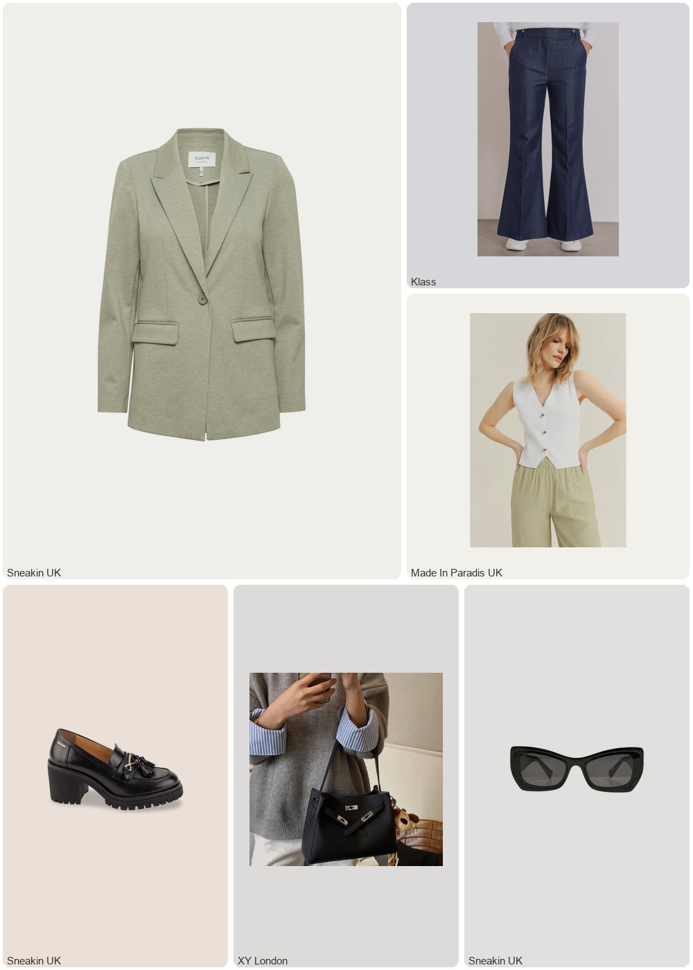 The complete outfit featuring b.Young Women's long blazer b.young Rizetta 2
