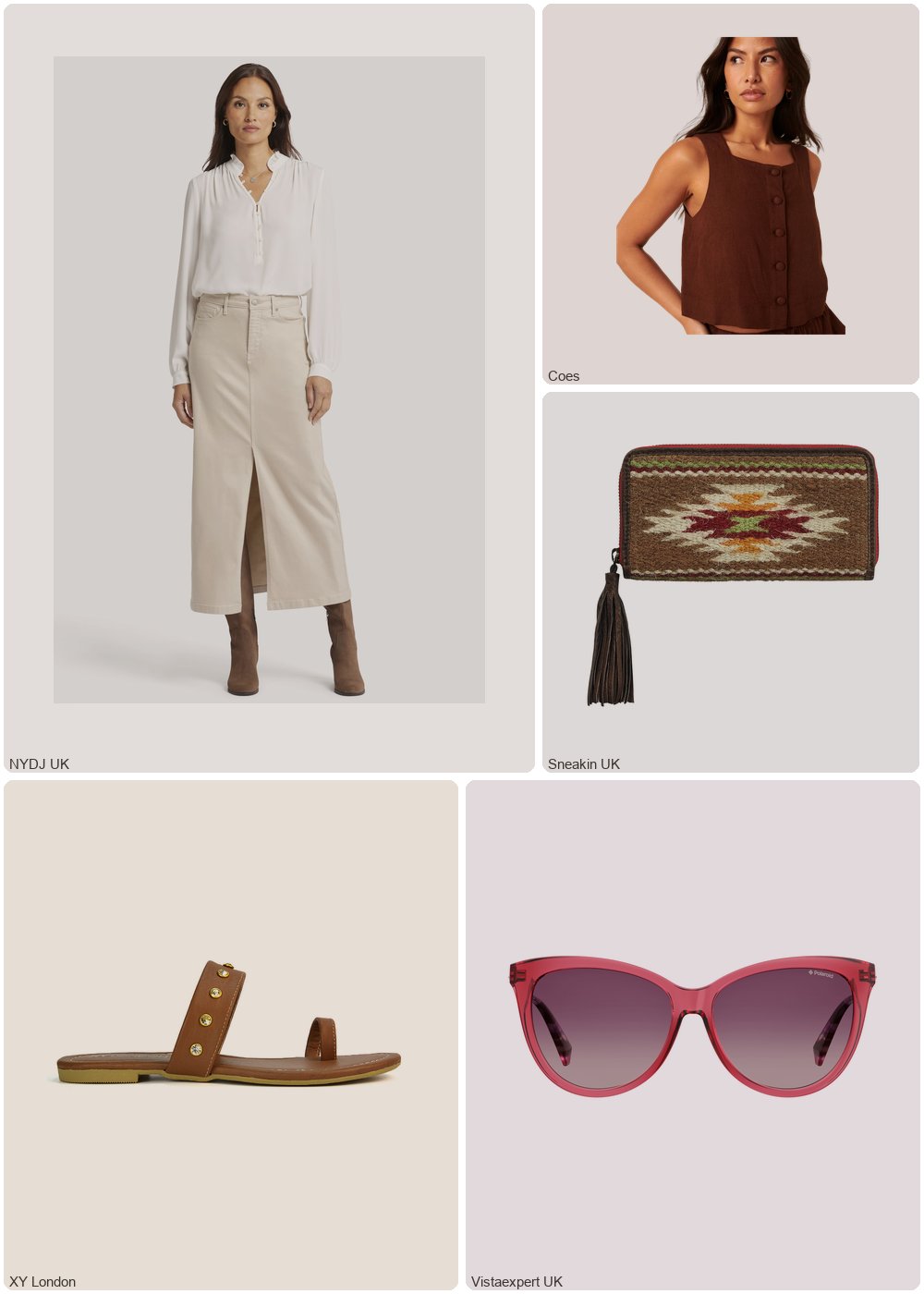 The complete outfit featuring Polaroid Polaroid PLD 6104/S/X VA4/JR Sunglasses Bordeaux Shaded
