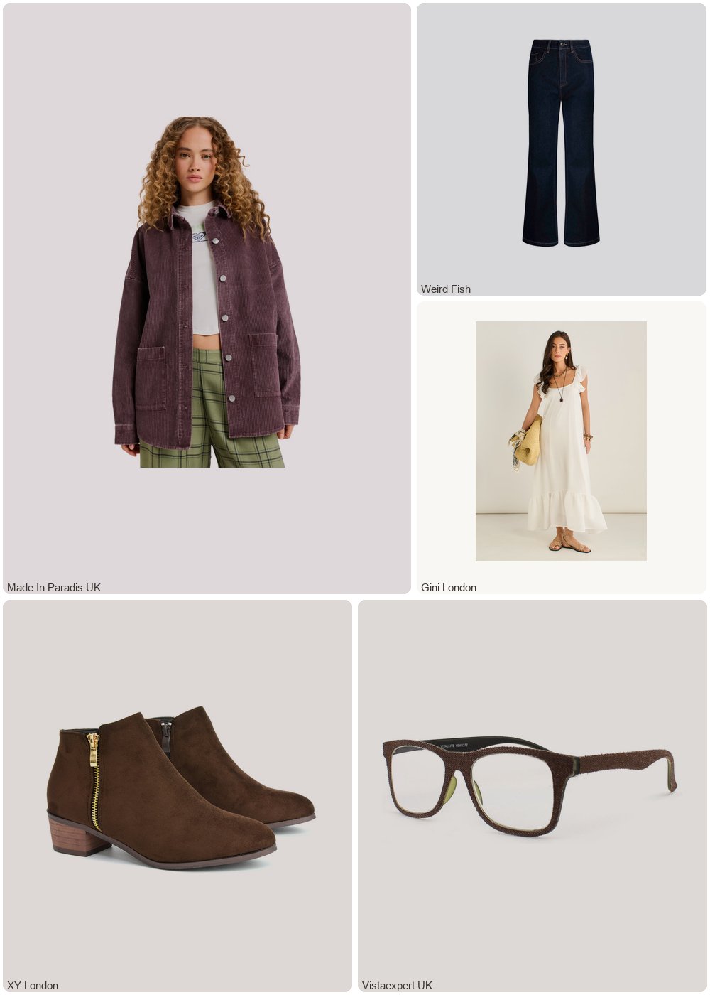 The complete outfit featuring XY London Alberto Zip Up Ankle Boots With Low Block Heel in Brown Faux Suede - Brown / UK 6 | EU 39 | US 8