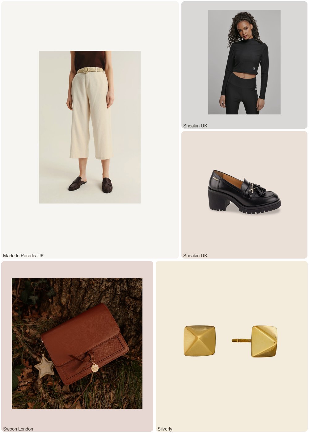 The complete outfit featuring Greenpoint Women's Trousers with Woven Belt Greenpoint