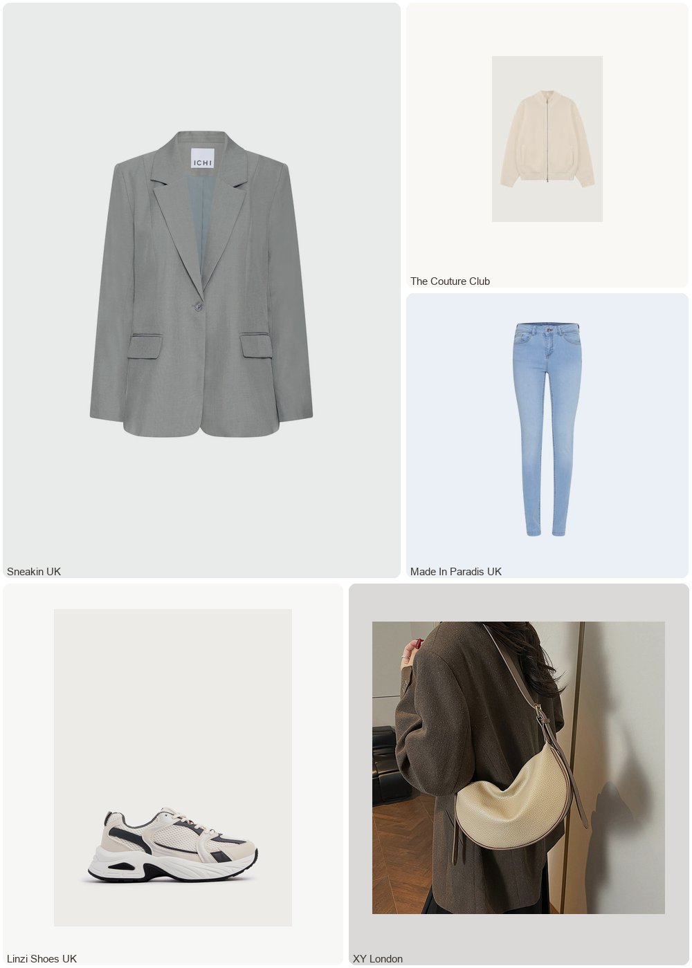 The complete outfit featuring Ichi Women's blazer Ichi Fava