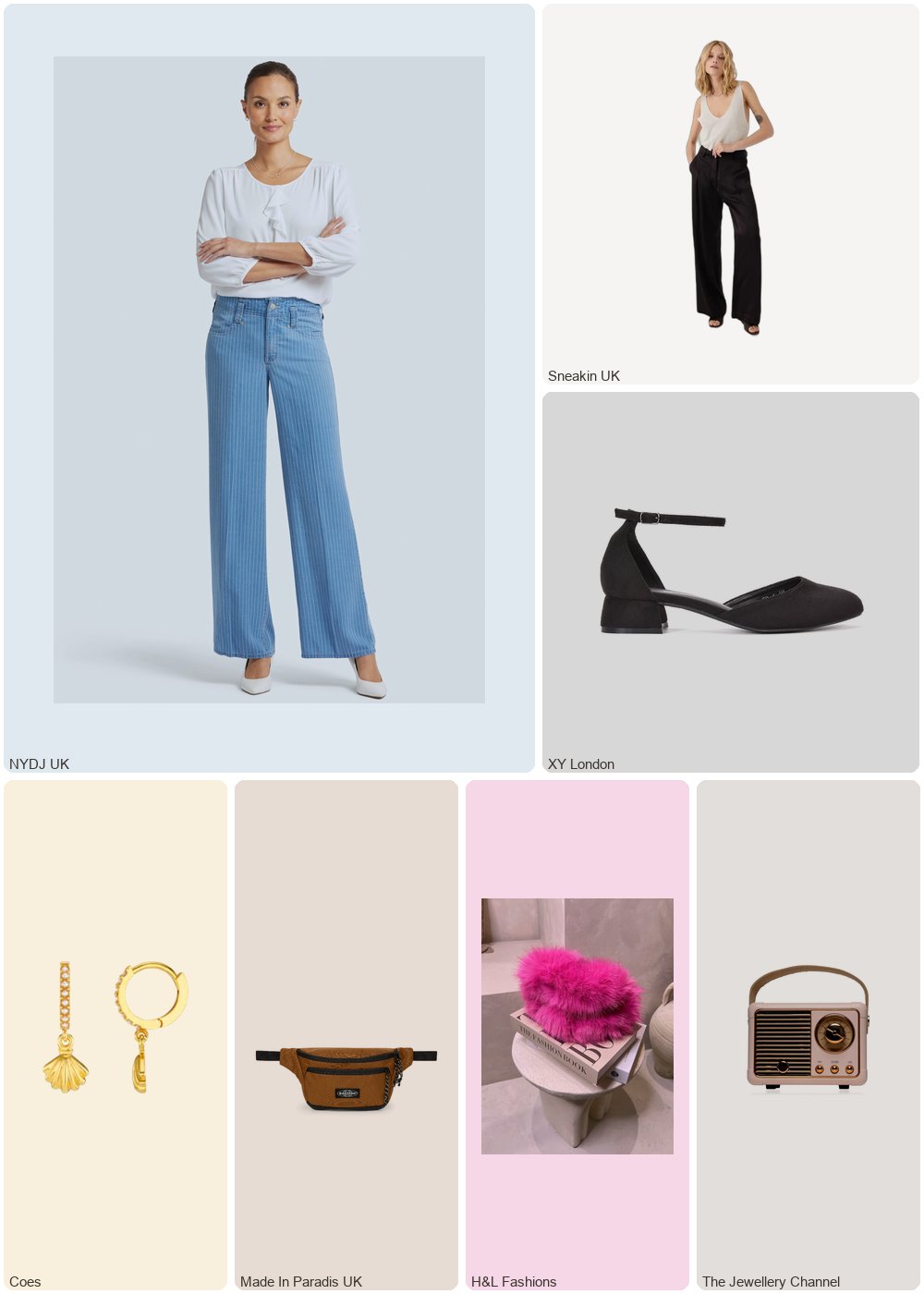 The complete outfit featuring XY London Gabriella Low Block Heel Ankle Strap Court Shoes in Brown Faux Suede - Black / UK 5 | EU 38 | US 7