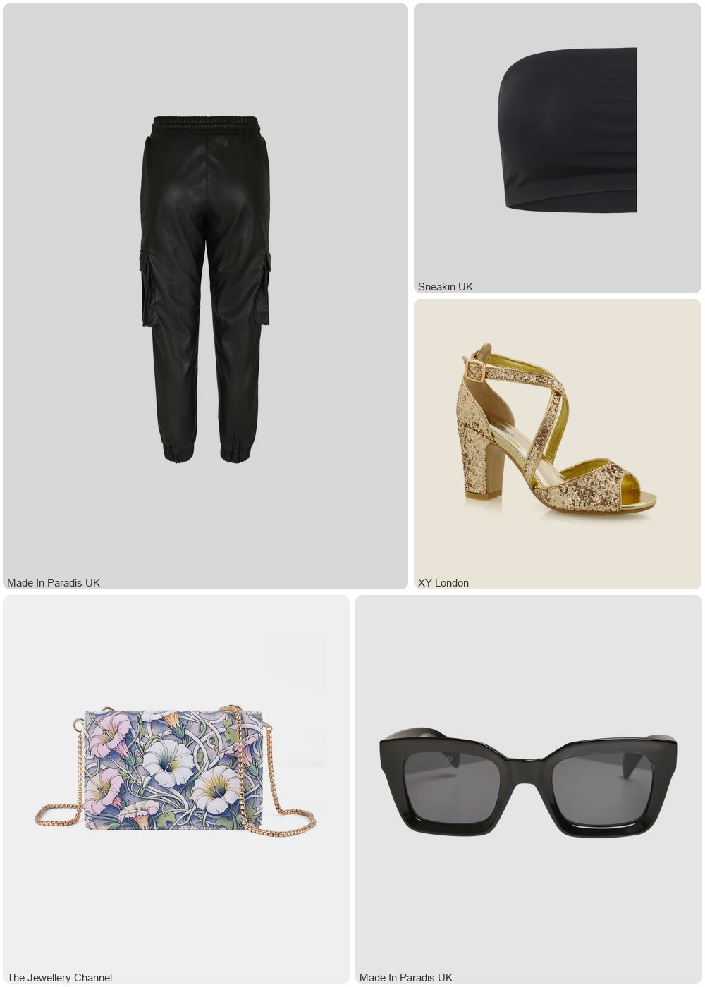 The complete outfit featuring Ichi Women's bandeau top Ichi Siv