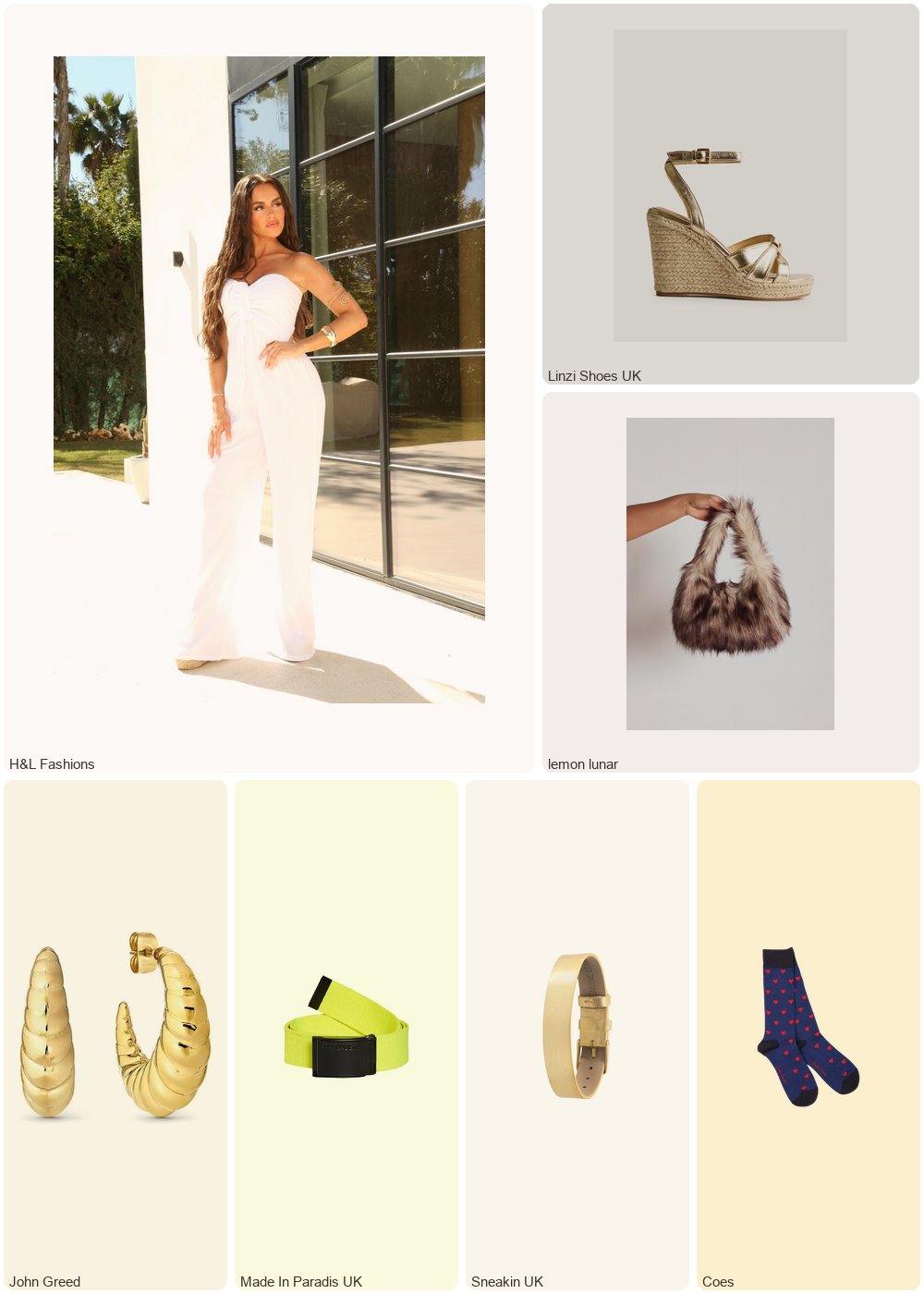 The complete outfit featuring H&L Mia Sully Santorini White Wide Leg Jumpsuit | Colour: White | Size: O/S