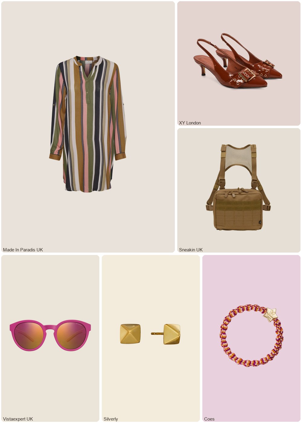 The complete outfit featuring byEloise byEloise Metallic Gold Star Hairband