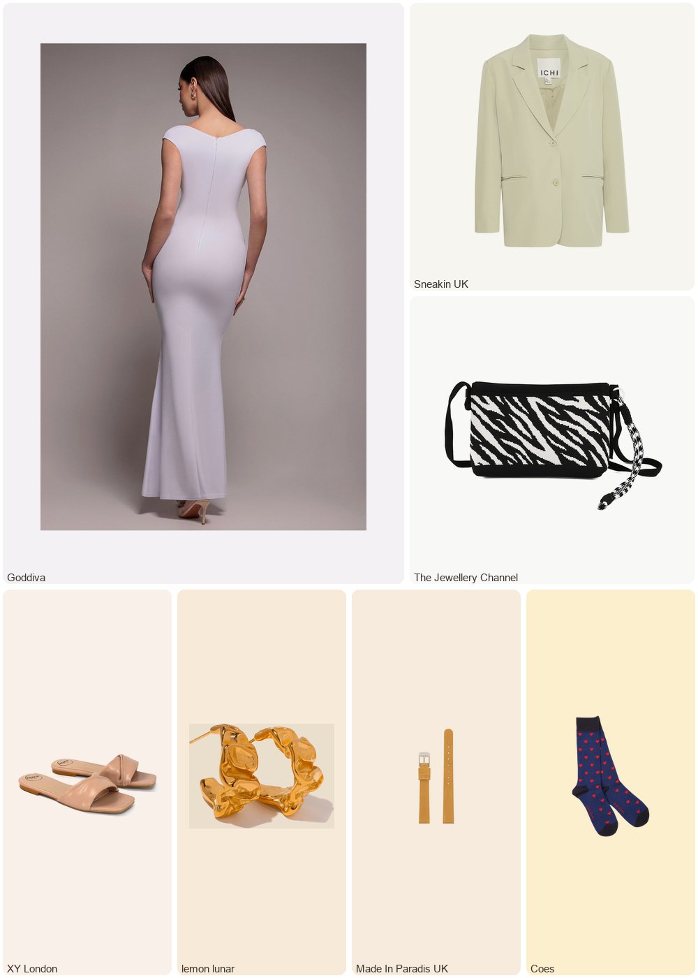 The complete outfit featuring Goddiva Goddiva Bardot Pleated Maxi Dress - White