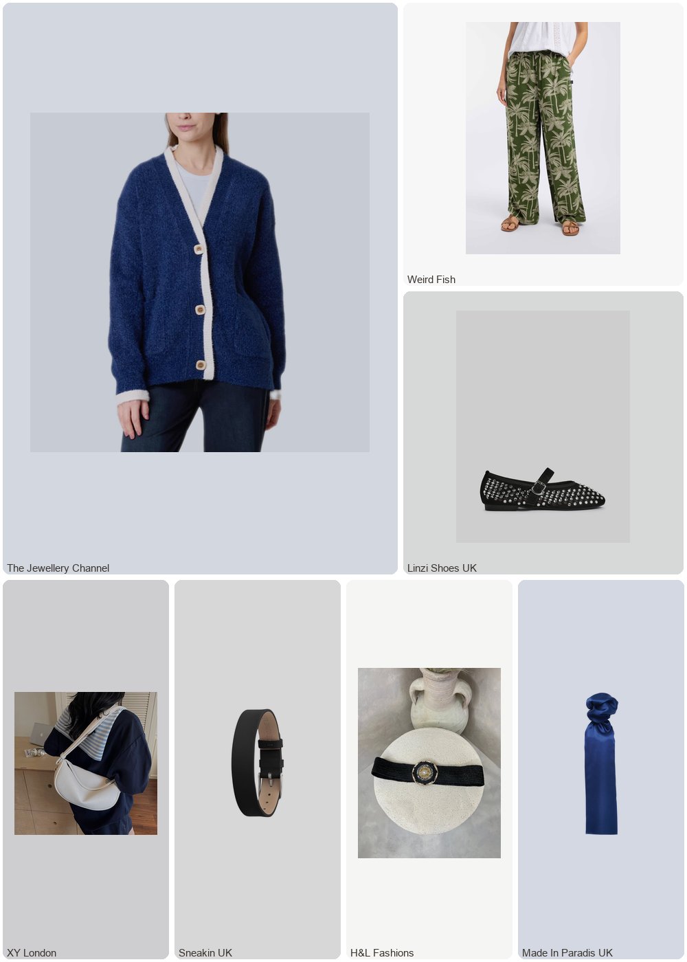 The complete outfit featuring TJC Wildflower Cosy Knit Contrast Pocket Cardigan (Size M/L, fit 14 to 16) - Navy