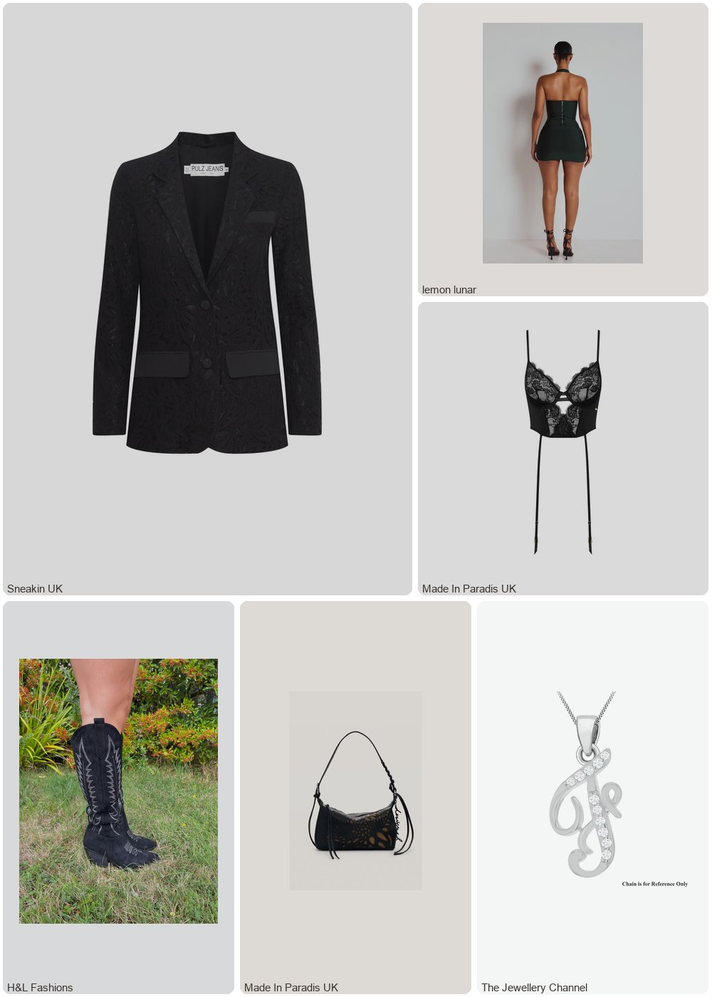 The complete outfit featuring TJC Cubic Zirconia Pendant in Rhodium Overlay Sterling Silver 0.02 ct 0.016 Ct.