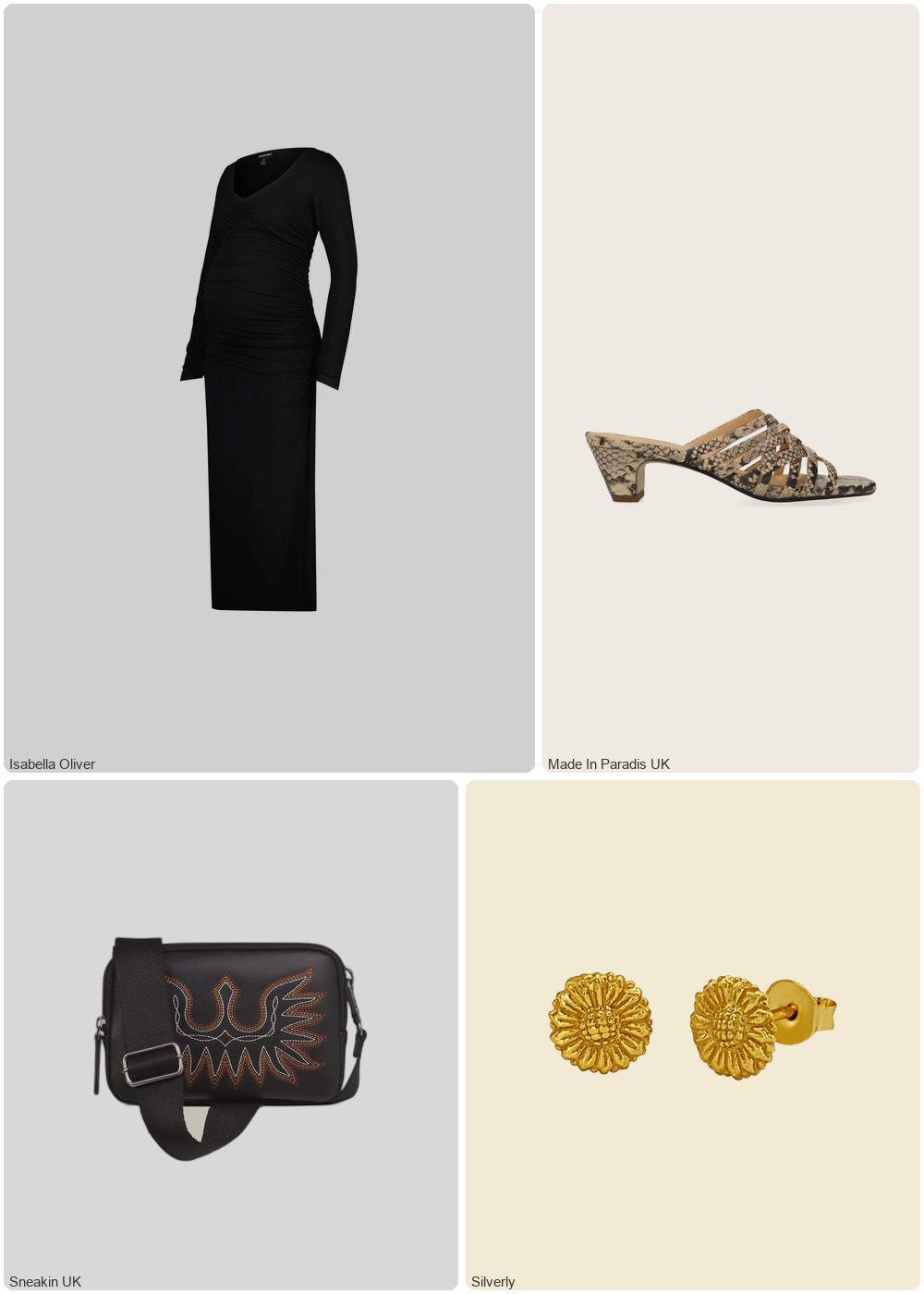 The complete outfit featuring Isabella Oliver Hyacinth Maternity Dress