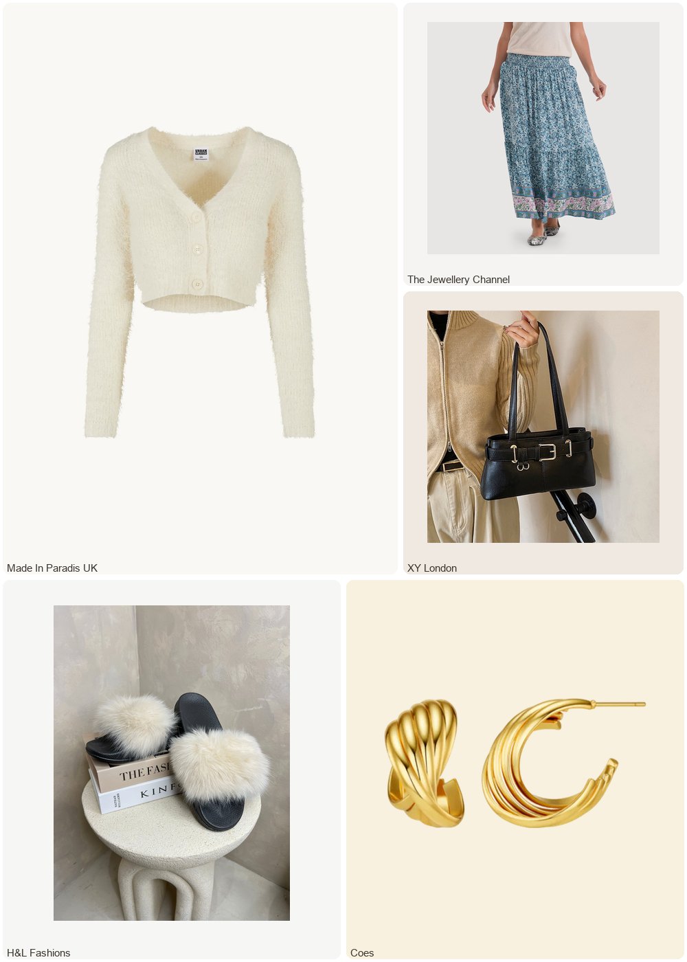 The complete outfit featuring Urban Classics Women's feather crop cardigan Urban Classics GT