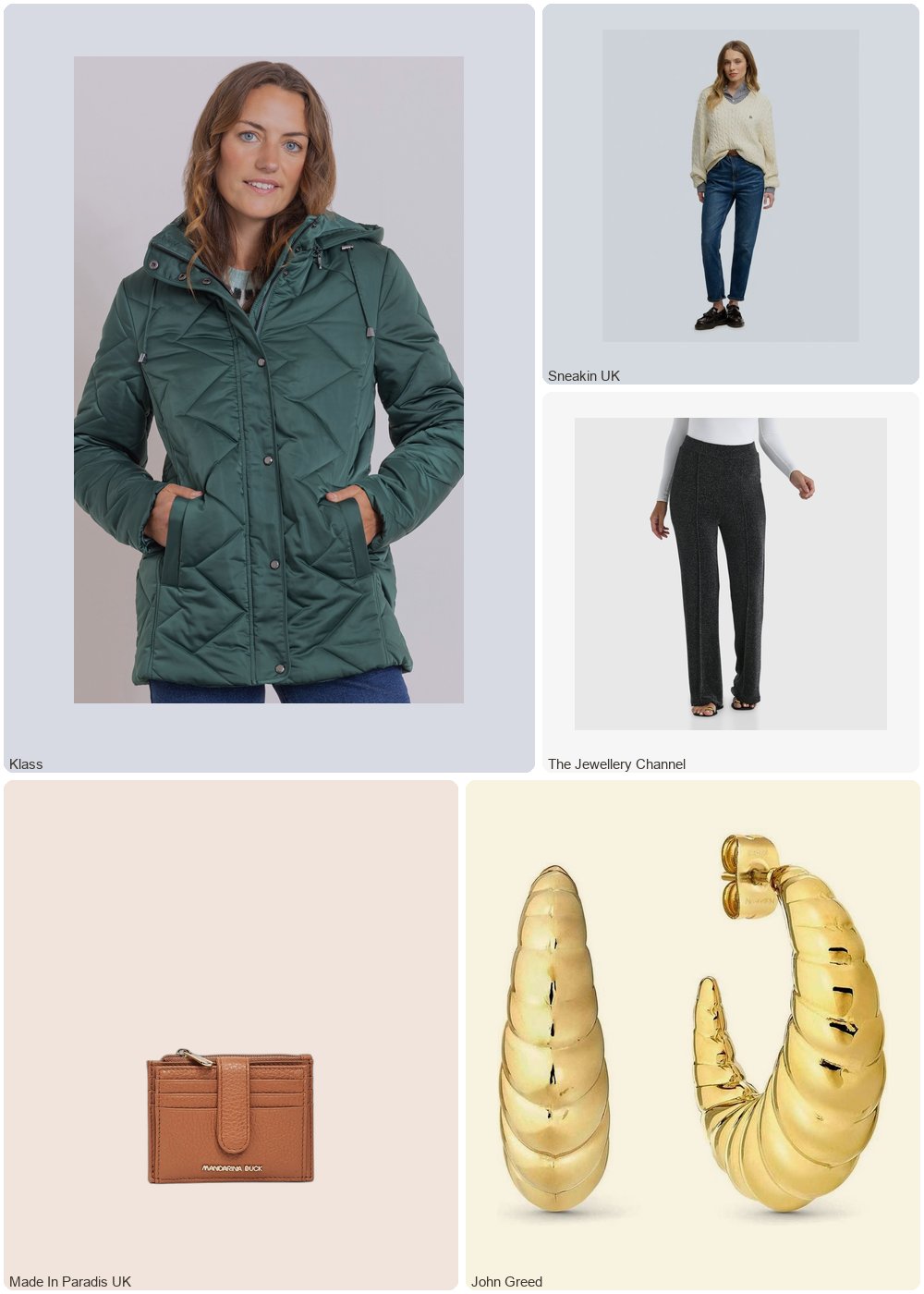 The complete outfit featuring Anna Rose Anna Rose Hooded Zig Zag Quilted Coat Forest Green Women's