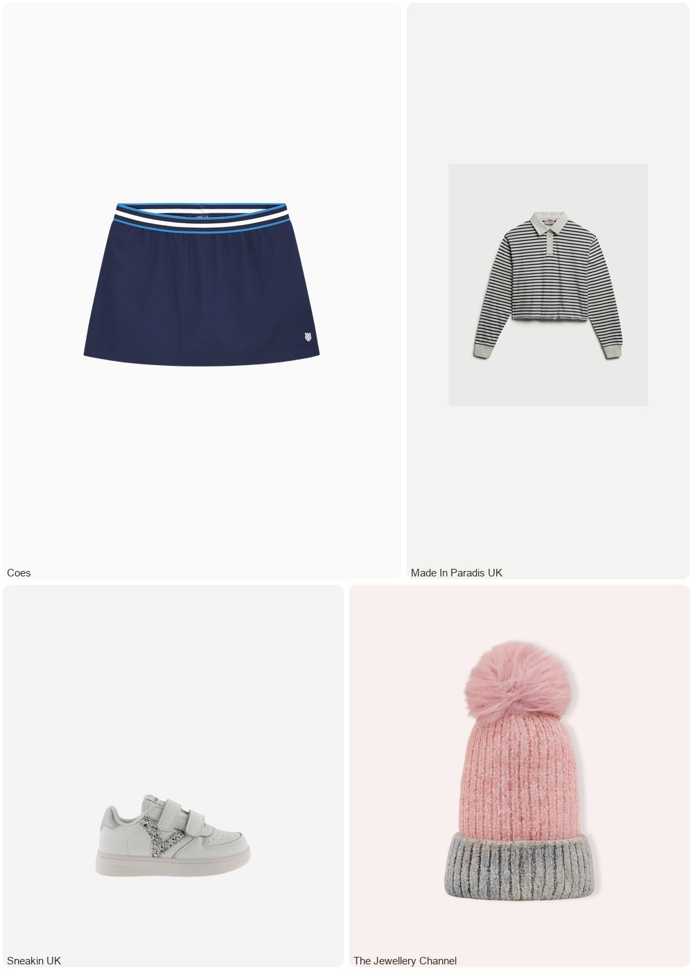 The complete outfit featuring Superdry Women's long-sleeved polo shirt Superdry Athletic Essentials Stripe