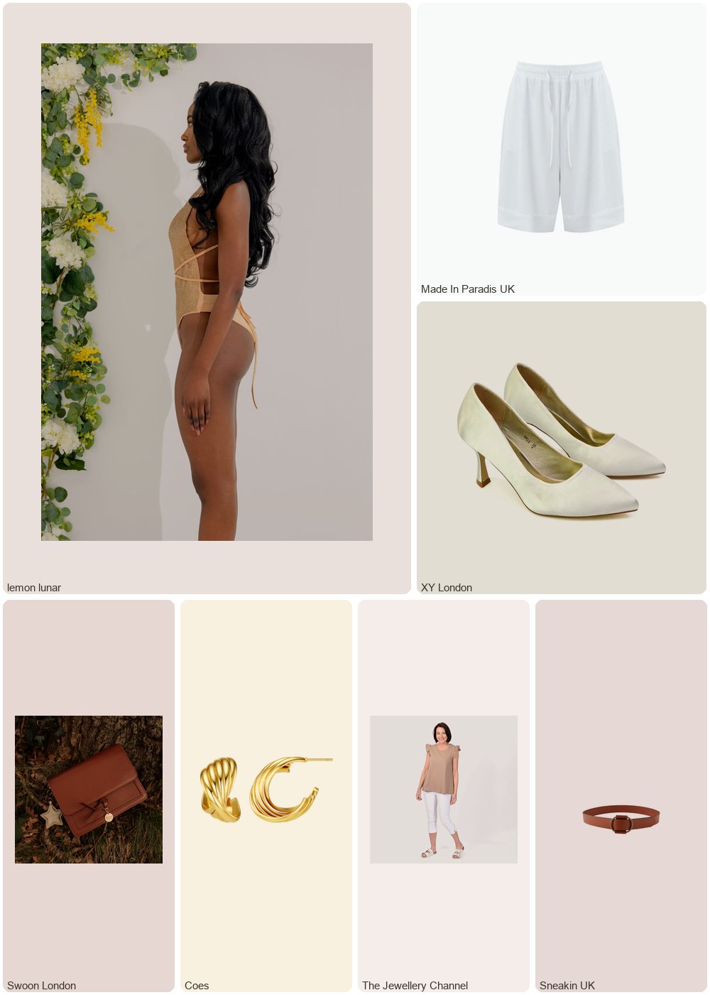 The complete outfit featuring 1 THE DIAMANTE SWIMSUIT