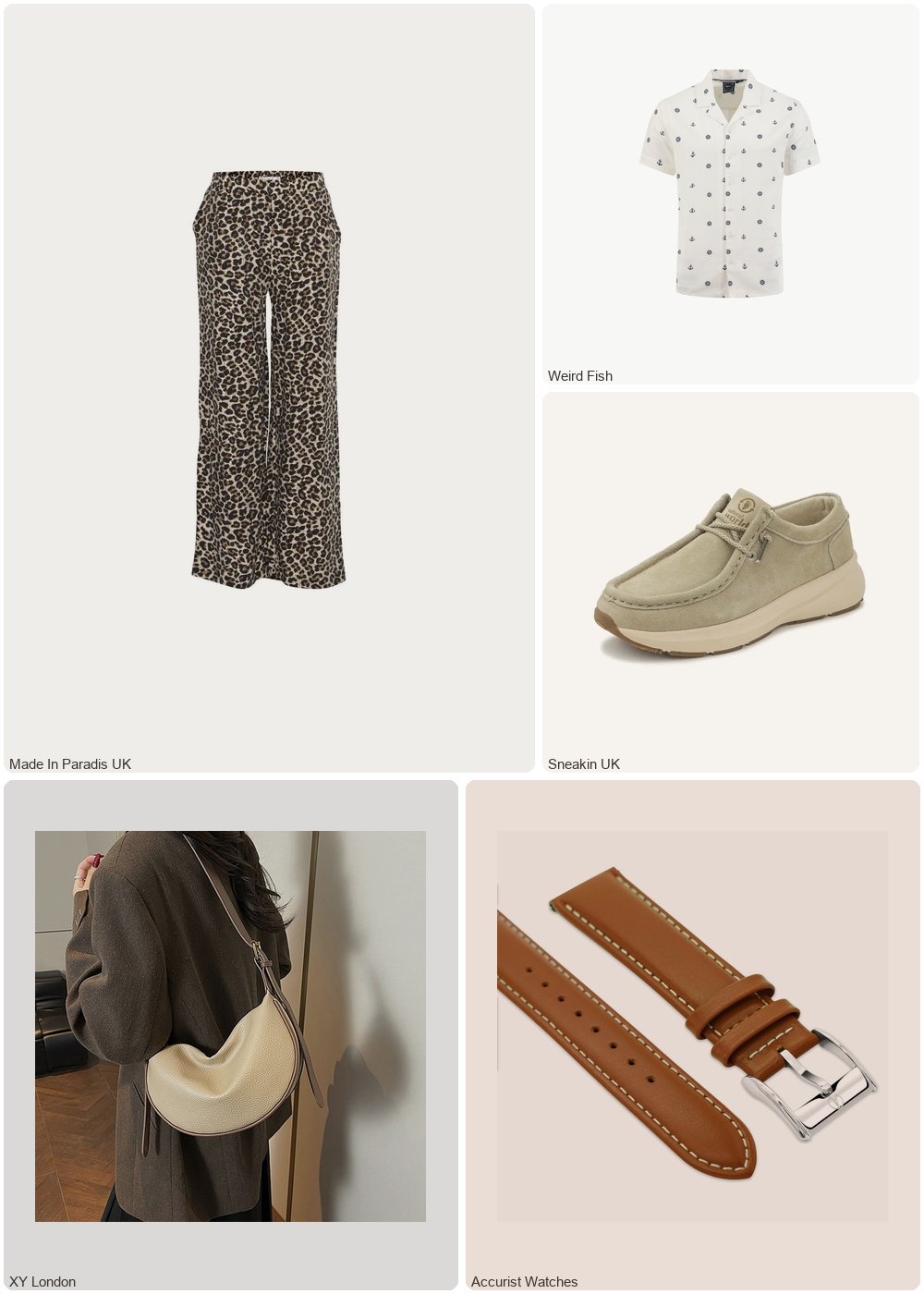 The complete outfit featuring Dusty White Weird Fish Hugh Printed Shirt Dusty White Size S