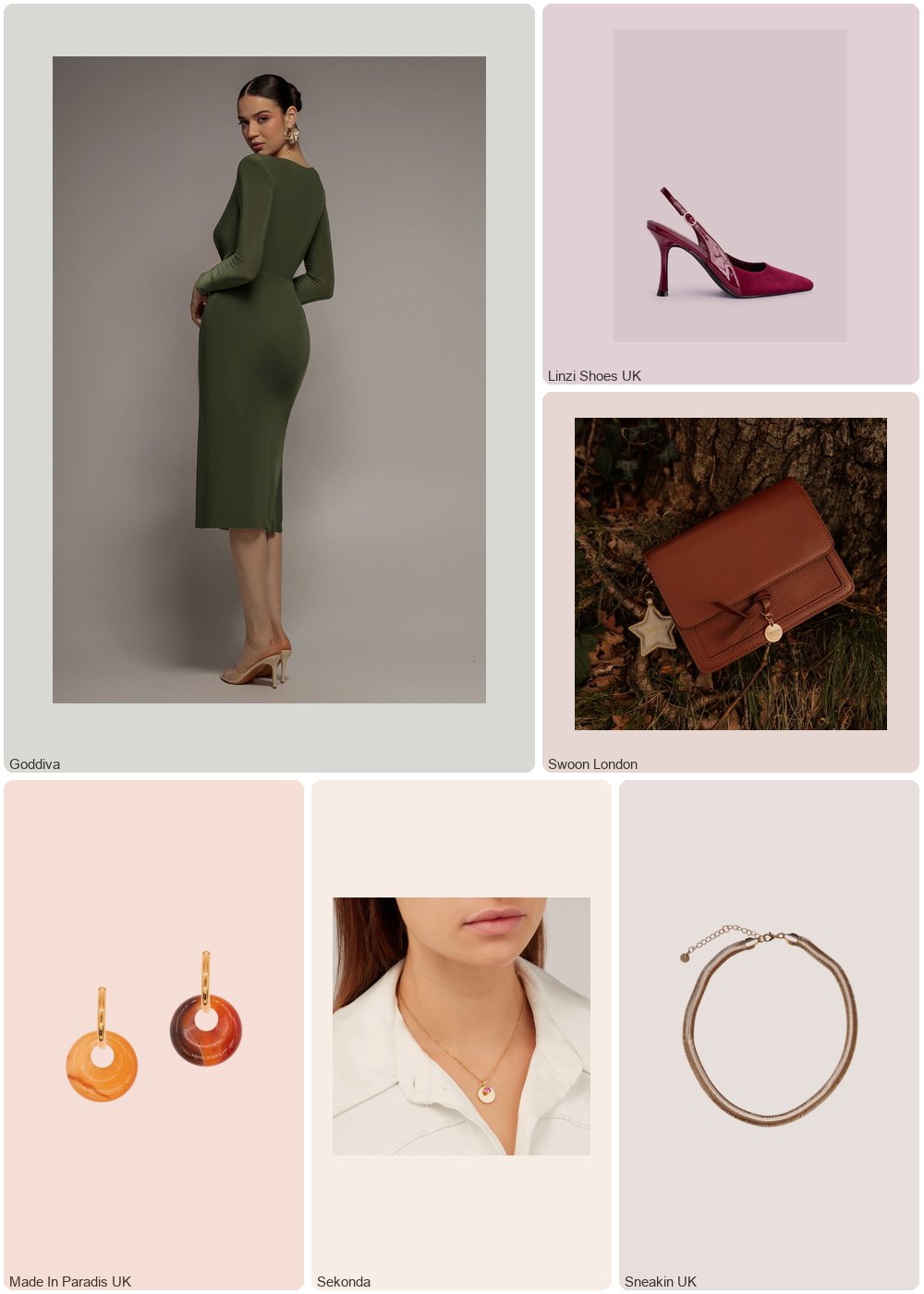 The complete outfit featuring Goddiva Goddiva Front Crossover Split Midi Dress - Olive Green