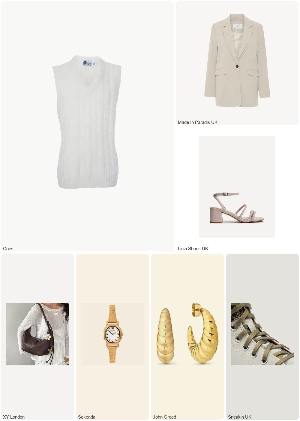 The complete outfit featuring Gunn & Moore Gunn & Moore Cricket Slipover in Cream for Adults
